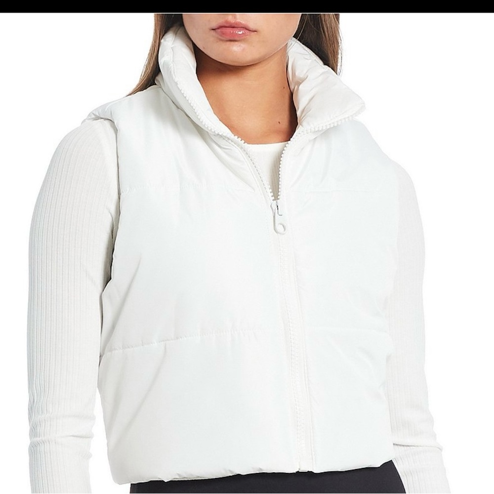 GB Ivory Puffer Vest